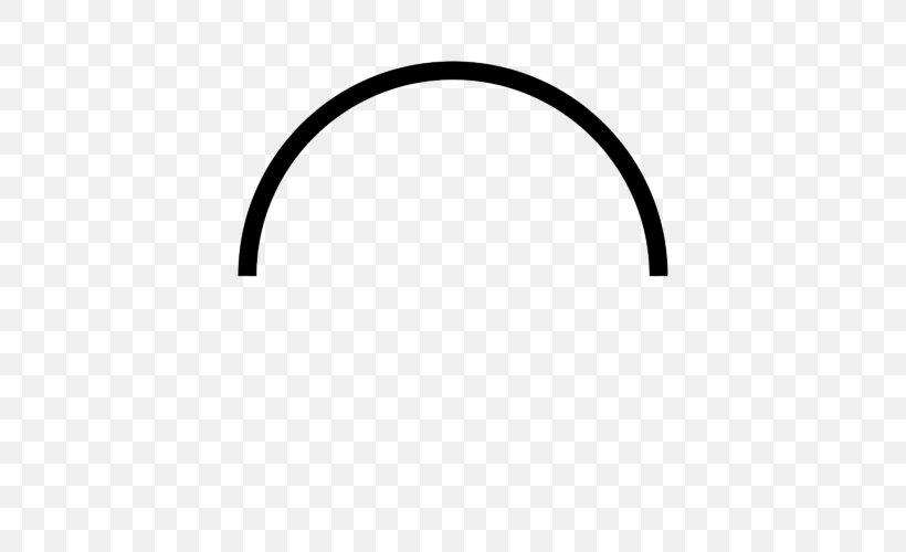 Semicircle Line Arc, PNG, 500x500px, Semicircle, Arc, Auto Part, Black And White, Geometric Shape Download Free