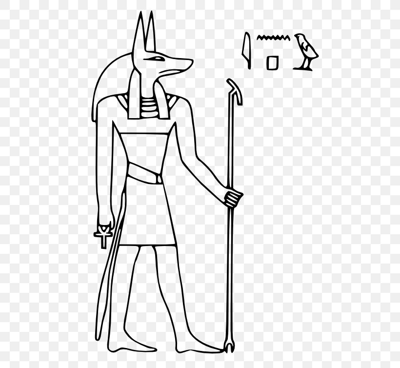 Ancient Egyptian Deities Anubis Egyptian Hieroglyphs, PNG, 555x754px, Ancient Egypt, Ancient Egyptian Deities, Ankh, Anubis, Area Download Free