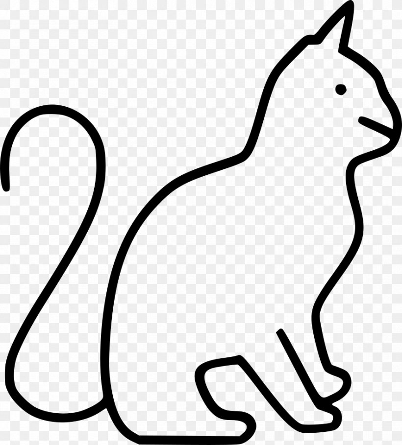 Cat Whiskers Clip Art, PNG, 884x980px, Cat, Blackandwhite, Coloring Book, Drawing, Felidae Download Free