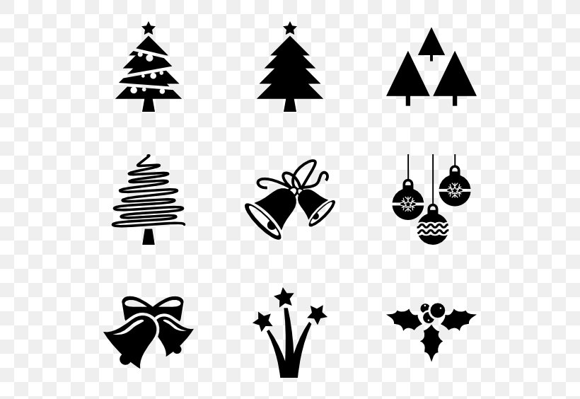 Christmas Clip Art, PNG, 600x564px, Christmas, Black, Black And White, Christmas Tree, Leaf Download Free
