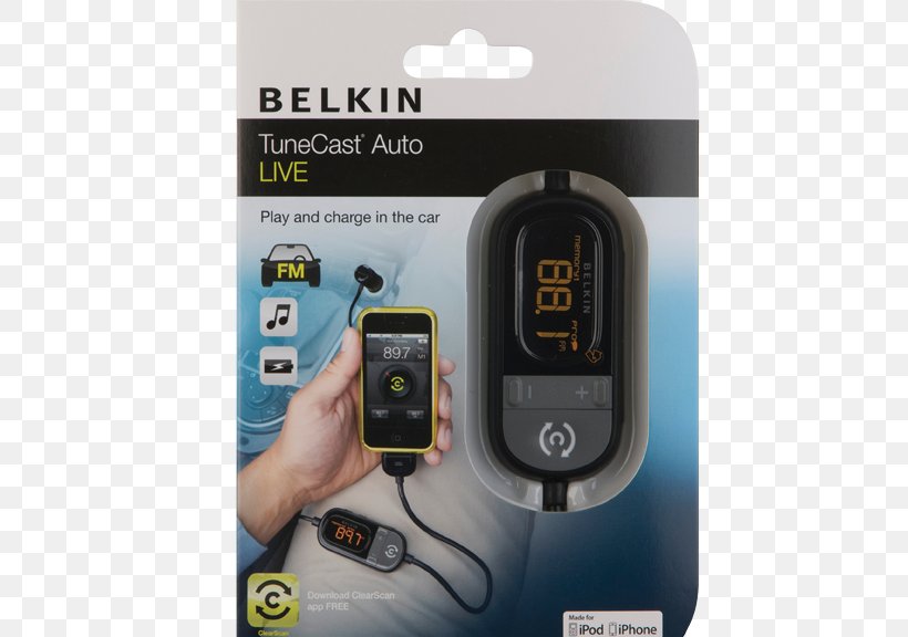FM Transmitter IPhone Electronics Belkin, PNG, 576x576px, Fm Transmitter, Audio, Belkin, Electronic Device, Electronics Download Free