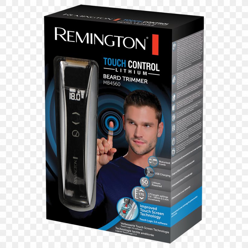 Hair Clipper Remington MB4560 Remington Products Beard Shaving, PNG, 1000x1000px, Hair Clipper, Beard, Designer Stubble, Electric Razors Hair Trimmers, Electronics Download Free