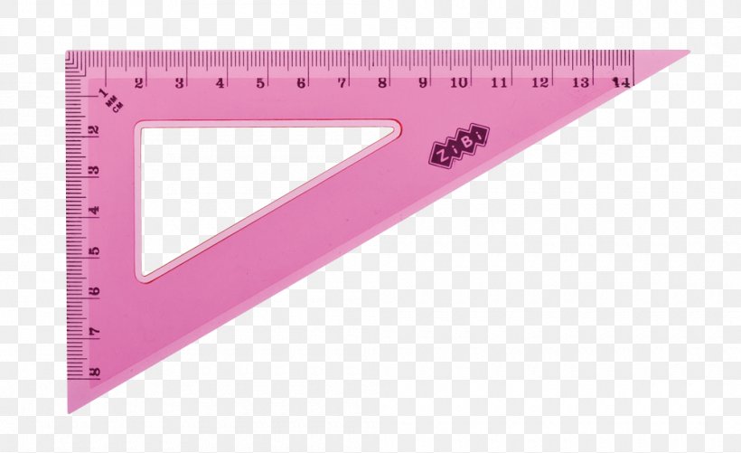 Ruler Protractor Triangle Technical Drawing, PNG, 1000x611px, Ruler, Area, Magenta, Mathematics, Photography Download Free