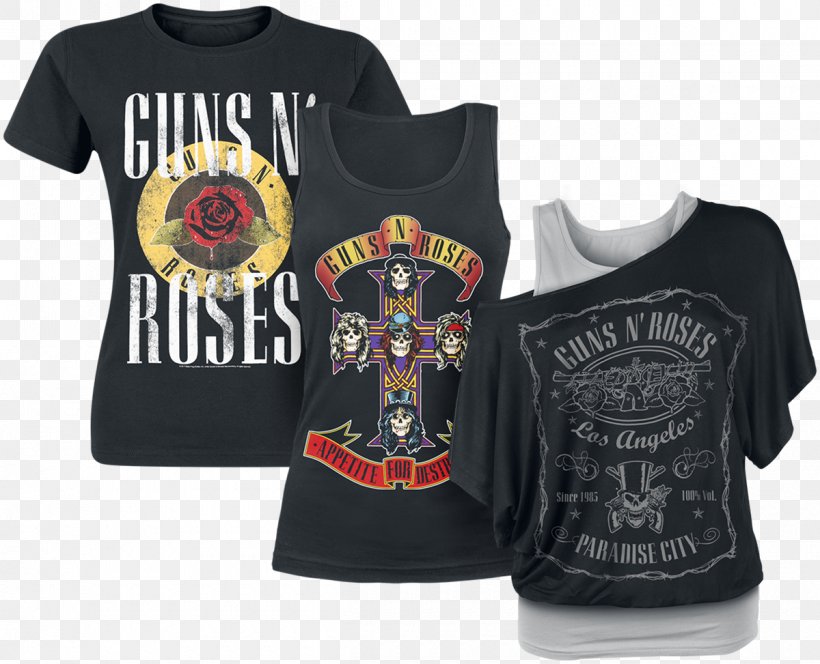 T-shirt Appetite For Destruction Guns N' Roses EMP Merchandising, PNG, 1200x973px, Tshirt, Appetite For Destruction, Black, Brand, Clothing Download Free
