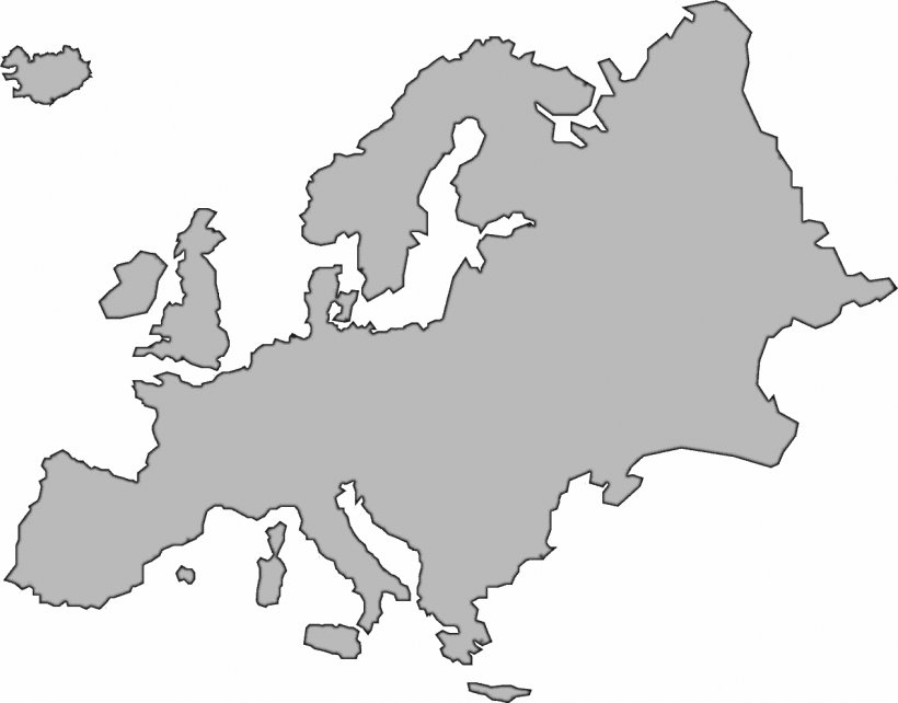 Europe Clip Art, PNG, 1267x993px, Europe, Area, Black And White, Blank Map, Continent Download Free