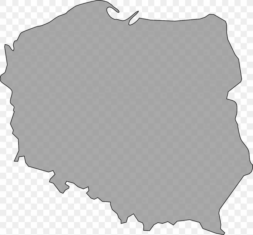 Poland Map Clip Art, PNG, 1280x1190px, Poland, Black, Black And White, Map, Royaltyfree Download Free