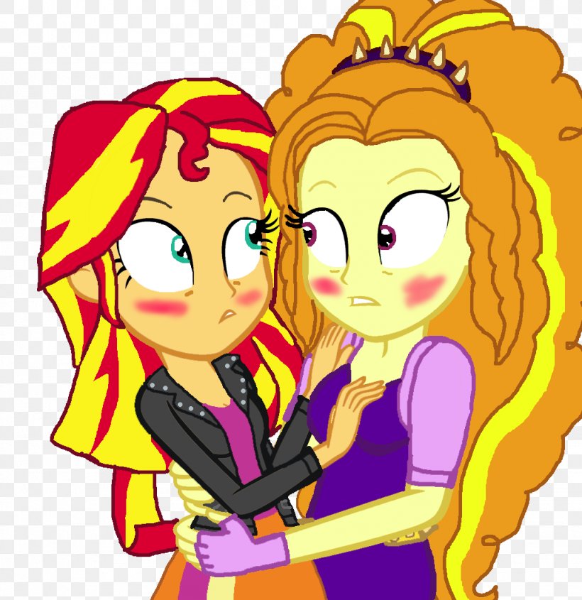 Sunset Shimmer Kiss My Little Pony: Equestria Girls Friendship, PNG, 1024x1056px, Watercolor, Cartoon, Flower, Frame, Heart Download Free