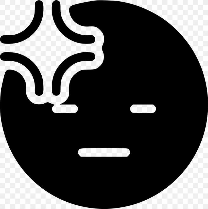 Emoticon Smiley Sadness Clip Art, PNG, 980x982px, Emoticon, Black And White, Emoji, Face, Sadness Download Free