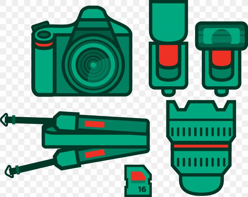 Euclidean Vector Camera, PNG, 2203x1756px, Camera, Camera Lens, Green, Photography, Singlelens Reflex Camera Download Free