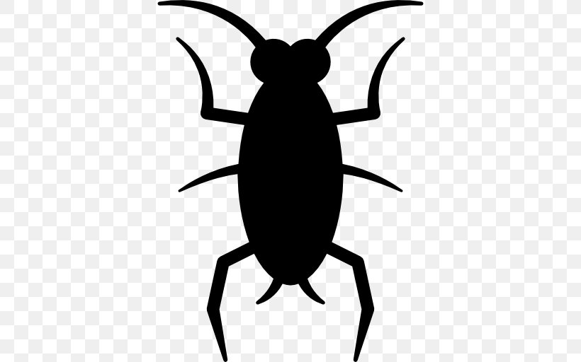 Insect Cockroach Clip Art, PNG, 512x512px, Insect, Arthropod, Artwork, Beetle, Black And White Download Free