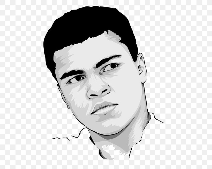 Muhammad Ali Portrait Nose, PNG, 506x655px, Muhammad Ali, Art, Black And White, Caricaturist, Cartoon Download Free