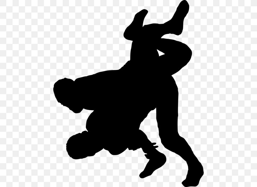 Professional Wrestling Silhouette Clip Art, PNG, 480x596px, Wrestling, Black, Black And White, Drawing, Hand Download Free