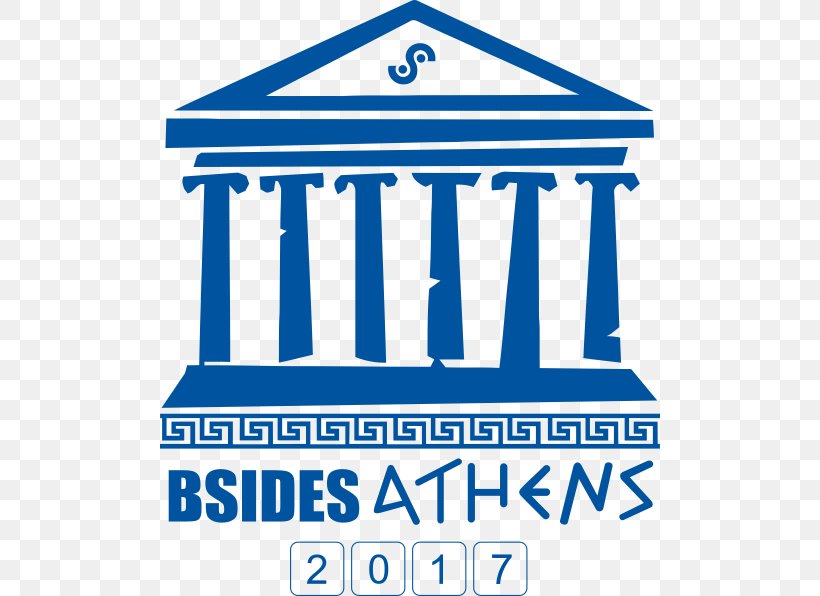 44CON 2018 Security BSides Athens Computer Security Information Security, PNG, 500x596px, Security Bsides, Area, Athens, Black And White, Blue Download Free