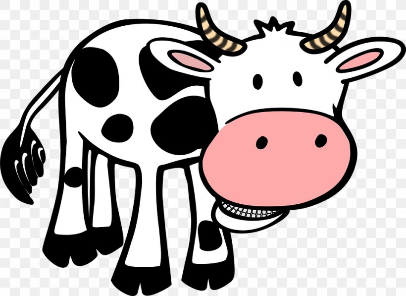 Beef Cattle Calf Clip Art, PNG, 960x700px, Beef Cattle, Art, Black And White, Bull, Calf Download Free