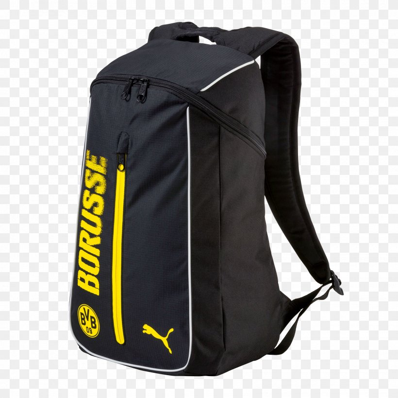 Borussia Dortmund Backpack Bag Puma Clothing, PNG, 1600x1600px, Borussia Dortmund, Backpack, Bag, Black, Brand Download Free