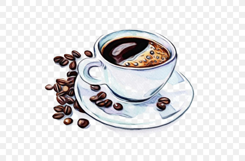 Coffee Cup, PNG, 564x540px, Watercolor, Cafe, Cappuccino, Coffee, Coffee Cup Download Free