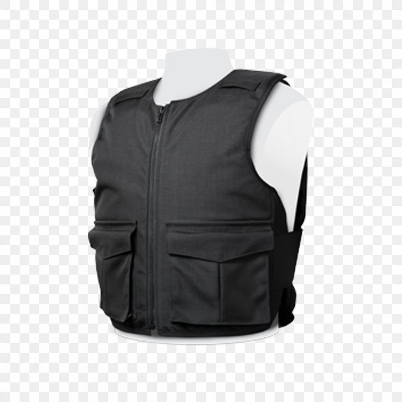 Gilets Stab Vest Bullet Proof Vests Clothing Outerwear, PNG, 1000x1000px, Gilets, Black, Body Armor, Bullet Proof Vests, Bulletproofing Download Free