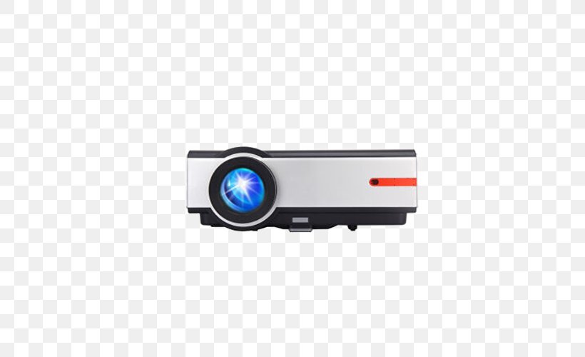 LCD Projector High-definition Television Video Projector, PNG, 500x500px, 3d Computer Graphics, 3d Film, Lcd Projector, Android, Electronics Download Free