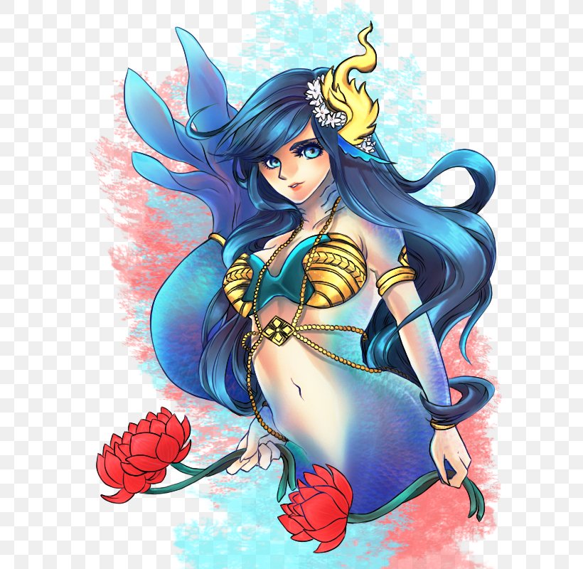 Mermaid Art Legendary Creature Fairy, PNG, 600x800px, Watercolor, Cartoon, Flower, Frame, Heart Download Free