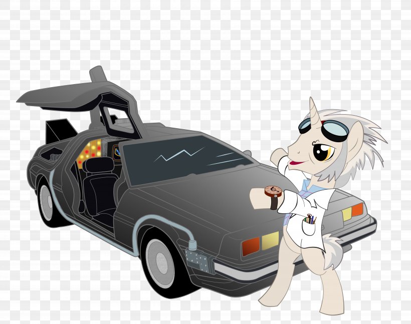 Dr. Emmett Brown Marty McFly Pony Back To The Future DeLorean Time Machine, PNG, 7209x5689px, Dr Emmett Brown, Automotive Design, Back To The Future, Back To The Future Part Ii, Car Download Free