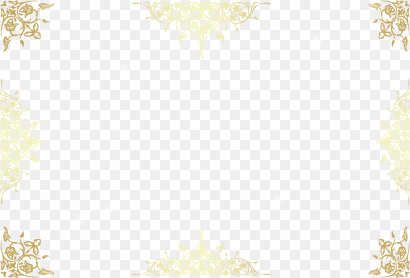 Golden Floral Deformation Creative Border Vector, PNG, 2382x1617px, Symmetry, Pattern, Square Inc, Texture, Wallpaper Download Free