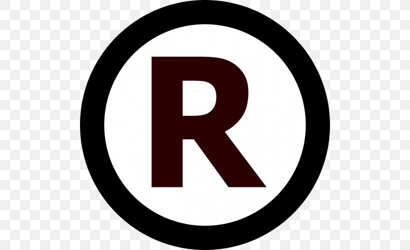 Registered Trademark Symbol Vector Graphics Clip Art, PNG, 500x500px, Registered Trademark Symbol, Area, Brand, Copyright, Copyright Symbol Download Free