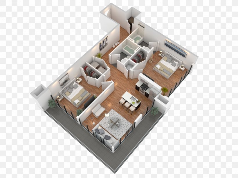 Studio Apartment House Renting Bedroom, PNG, 1440x1080px, Apartment, Bed, Bedroom, Electronic Component, Floor Plan Download Free