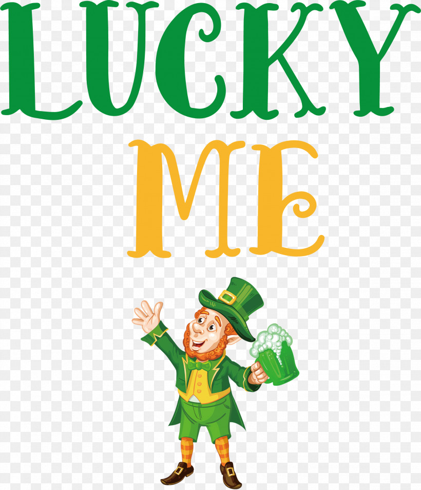 Lucky Me Patricks Day Saint Patrick, PNG, 2325x2703px, Lucky Me, Behavior, Cartoon, Character, Green Download Free