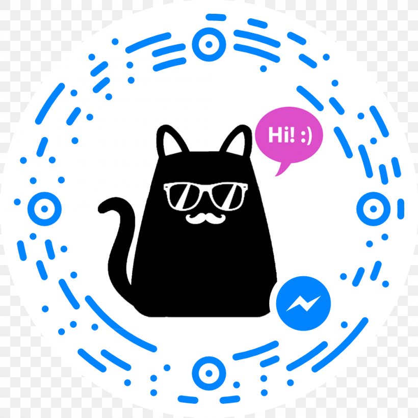 Cat Chatbot Whiskers Internet Bot 馬莉娜蛋糕, PNG, 1000x1000px, Cat, Area, Black, Black And White, Carnivoran Download Free