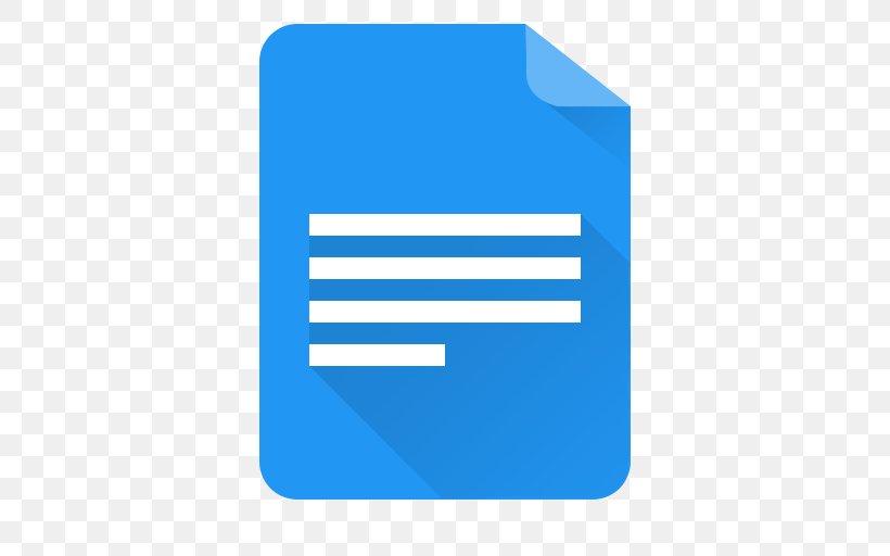 Google Docs G Suite, PNG, 512x512px, Google Docs, Area, Blue, Brand, Computer Software Download Free