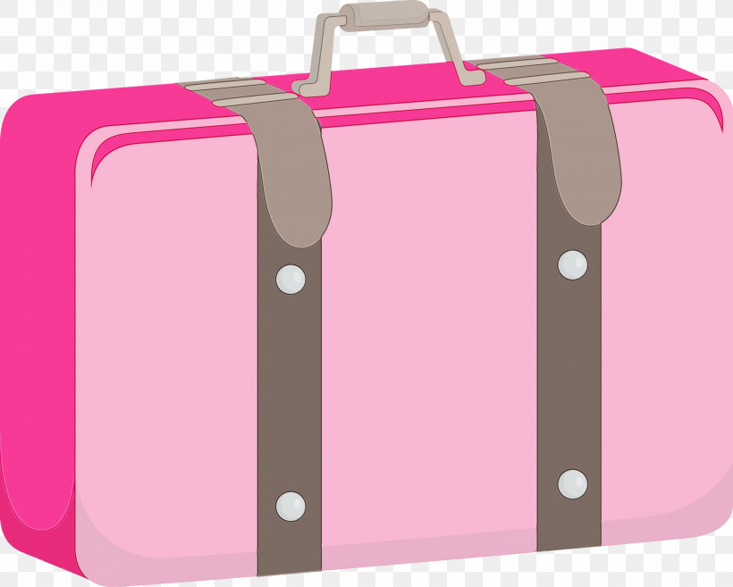 Hand Luggage Baggage Bag Pink M Hand, PNG, 3000x2407px, Travel Elements, Bag, Baggage, Hand, Hand Luggage Download Free