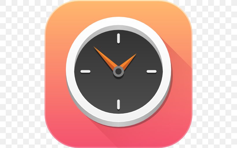 Orange Clock Alarm Clock, PNG, 512x512px, Alarm Clocks, Alarm Clock, Clock, Home Accessories, Multimedia Download Free