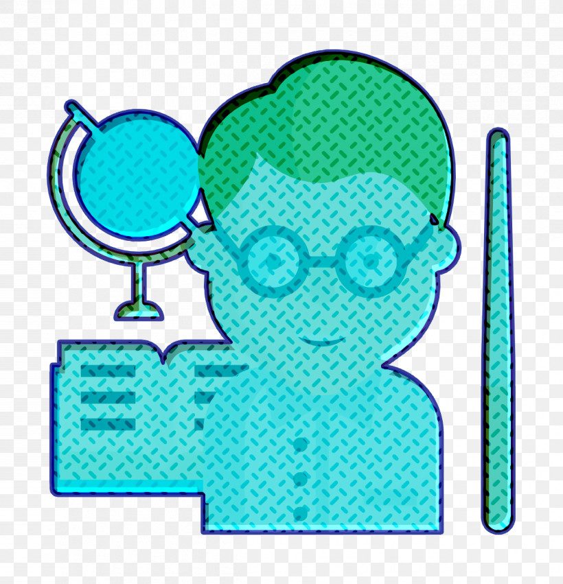 Professions And Jobs Icon Teacher Icon, PNG, 1198x1244px, Professions And Jobs Icon, Cartoon, Geometry, Green, Headgear Download Free