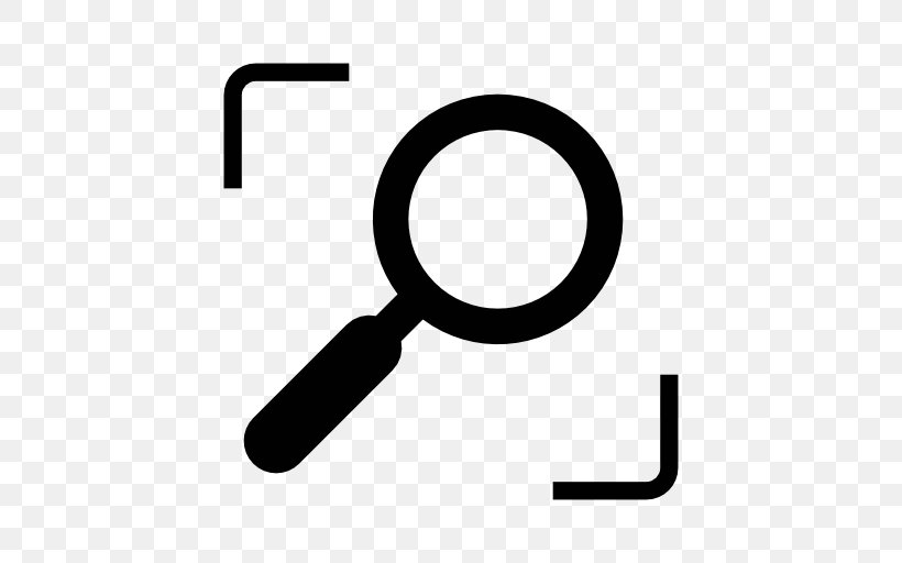 Magnifying Glass Symbol Interface, PNG, 512x512px, Magnifying Glass, Black And White, Brand, Glass, Interface Download Free