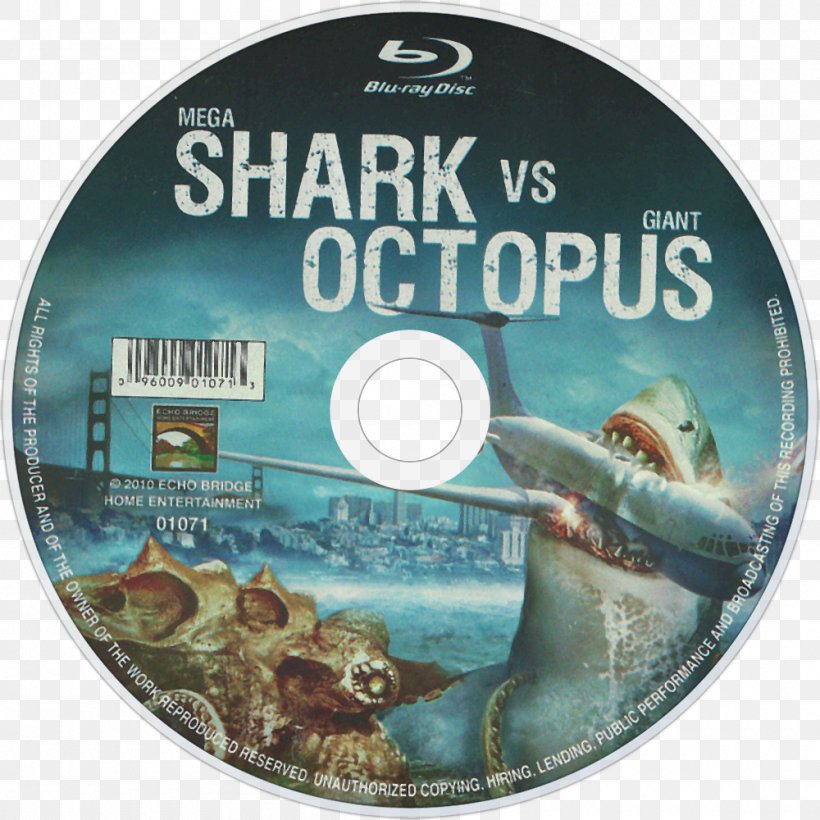Mega Shark Octopus Film Megalodon, PNG, 1000x1000px, Shark, Compact Disc, Dvd, Film, Jaws Download Free