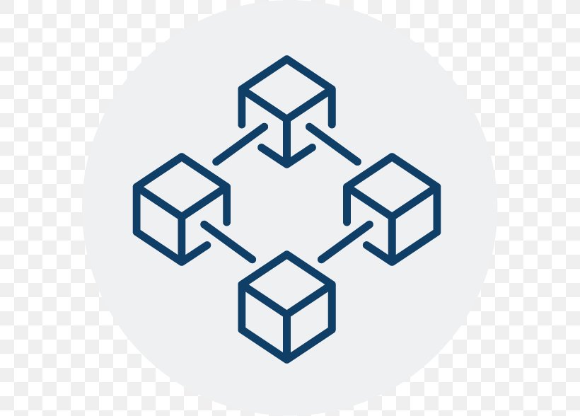 Vector Graphics Blockchain Logo Illustration, PNG, 588x588px, Blockchain, Area, Drawing, Flat Design, Icon Design Download Free