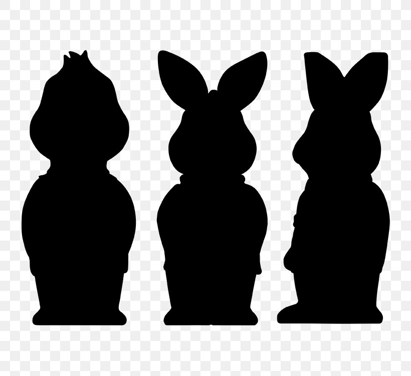 Dog Canidae Pet Mammal Silhouette, PNG, 750x750px, Dog, Black M, Blackandwhite, Canidae, Easter Bunny Download Free
