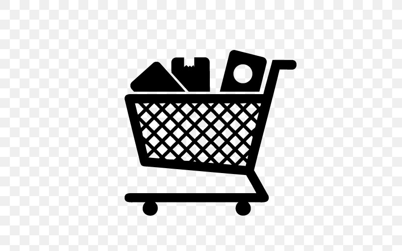 Supermarket Shopping Cart Grocery Store, PNG, 512x512px, Supermarket, Black, Black And White, Business, Furniture Download Free