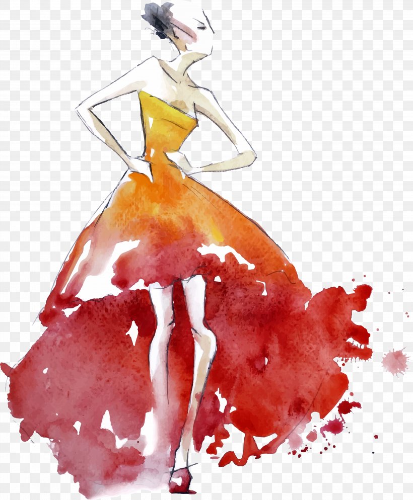 Fashion Design Fashion Illustration Drawing Haute Couture, PNG, 3836x4654px, Fashion Design, Art, Costume Design, Designer, Drawing Download Free