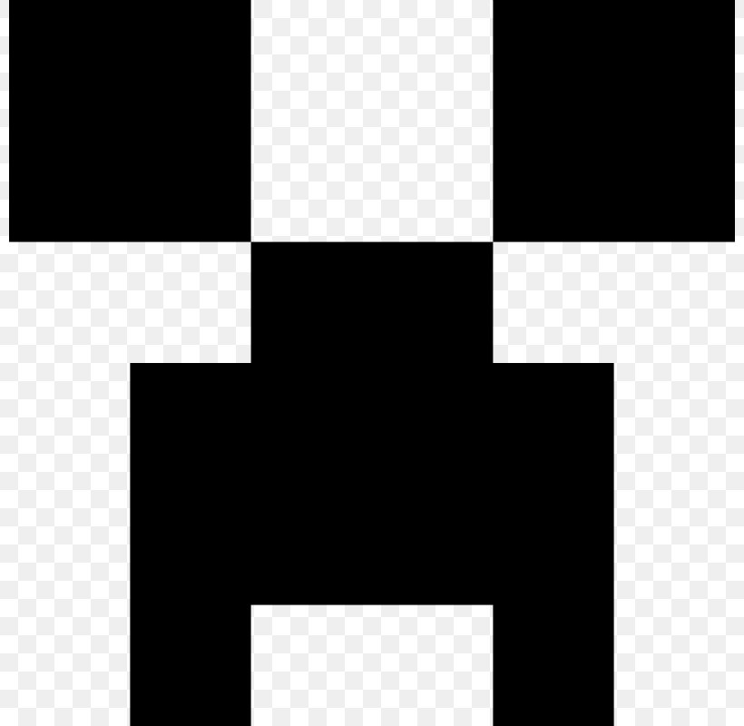 Minecraft Roblox Video Game Clip Art, PNG, 800x800px, Minecraft, Black, Black And White, Brand, Computer Software Download Free
