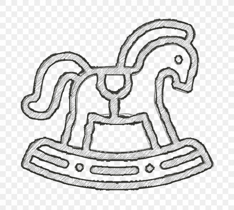 Rocking Horse Icon Baby Icon Toy Icon, PNG, 1252x1124px, Rocking Horse Icon, Baby Icon, Biology, Black, Line Art Download Free