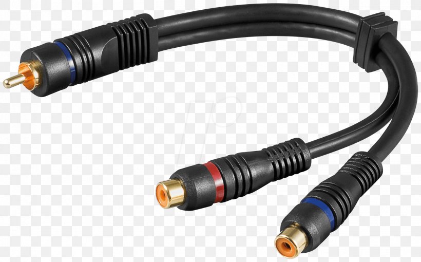 RCA Connector Adapter Phone Connector Electrical Cable Stereophonic Sound, PNG, 1417x883px, Rca Connector, Adapter, Cable, Cavo Audio, Coaxial Download Free
