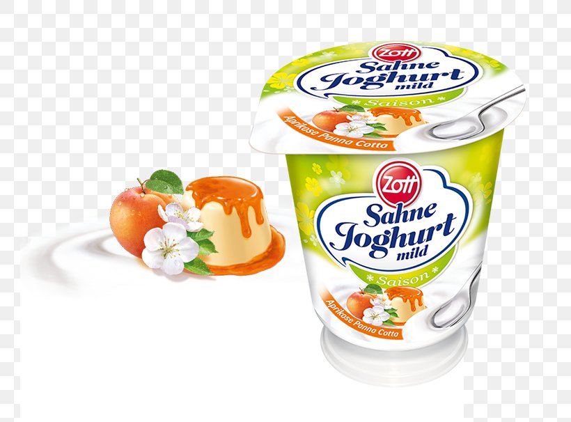 Cream Vegetarian Cuisine Zott Panna Cotta Dairy Products, PNG, 761x606px, Cream, Blood Orange, Condiment, Convenience Food, Dairy Download Free