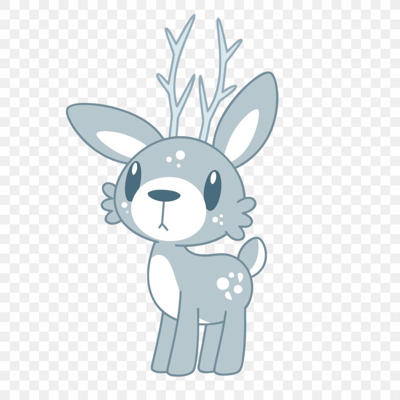 Vector Graphics Rabbit Clip Art Image, PNG, 1500x1500px, Rabbit, Cartoon, Color, Deer, Dog Like Mammal Download Free