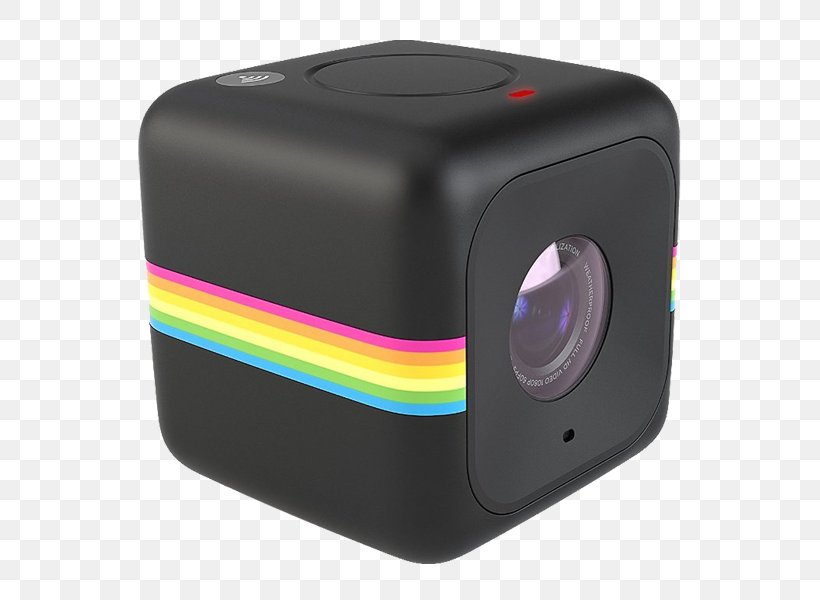Action Camera Polaroid Cube+ Polaroid Corporation Digital Cameras, PNG, 600x600px, Action Camera, Camcorder, Camera, Camera Lens, Cameras Optics Download Free