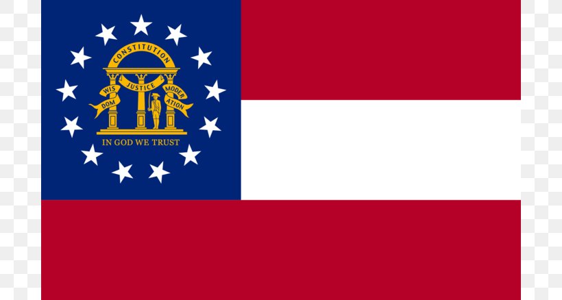 Flag Of Georgia Confederate States Of America Flag Of The United States, PNG, 700x438px, Georgia, Blue, Brand, Confederate States Of America, Flag Download Free