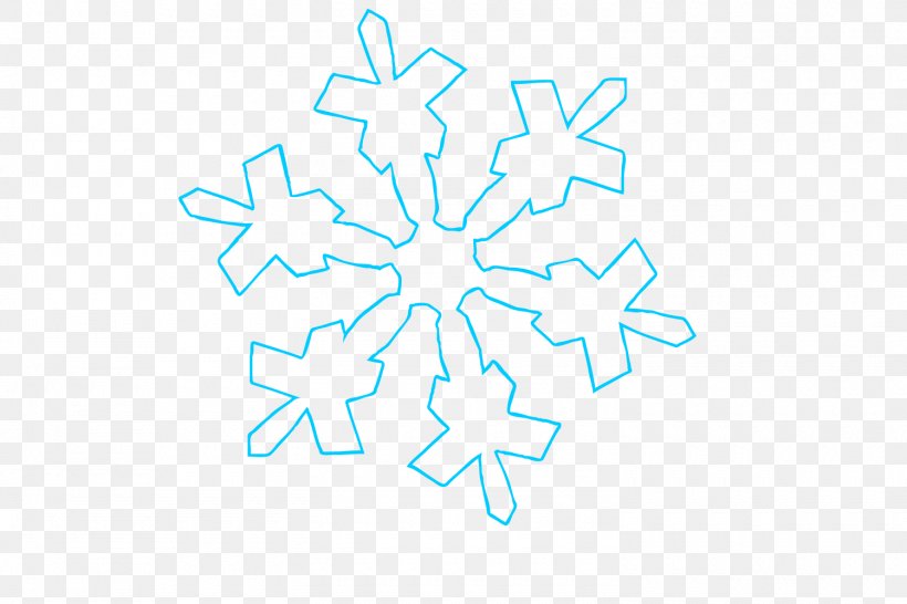 Snowflake Outline Simple Png 1500x1000px Point Area Blue Logo Symmetry Download Free