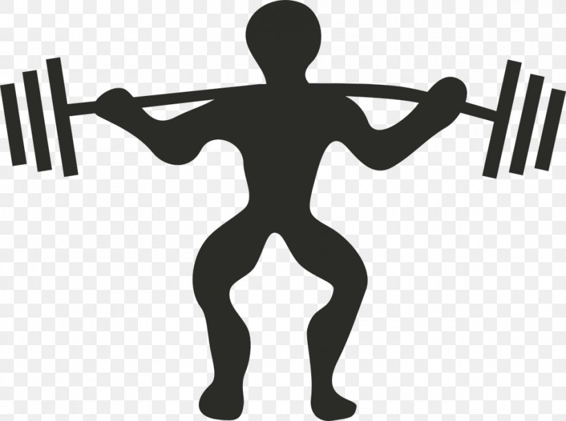 Weight Training Olympic Weightlifting Barbell Clip Art, PNG, 960x715px, Weight Training, Arm, Barbell, Black And White, Bodybuilding Download Free