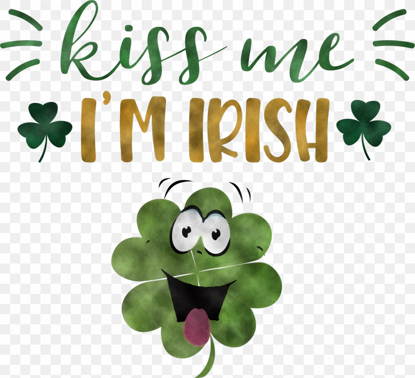 Kiss Me Irish Patricks Day, PNG, 3000x2732px, Kiss Me, Biology, Fruit, Green, Irish Download Free