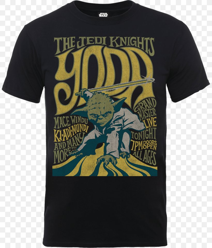 T-shirt Yoda Chewbacca Jedi Luke Skywalker, PNG, 807x960px, Tshirt, Active Shirt, Anakin Skywalker, Black, Boba Fett Download Free